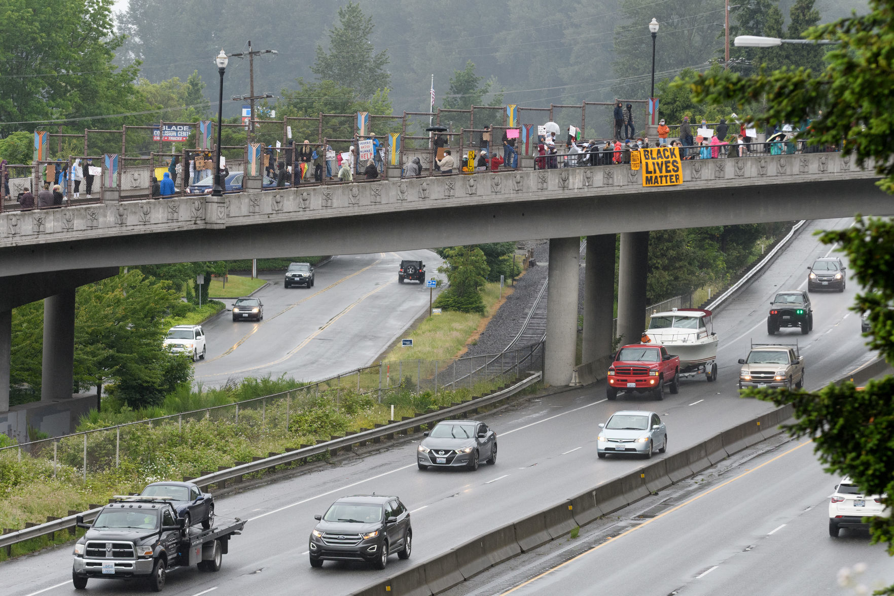 Black Lives Matter protest Mount Vernon